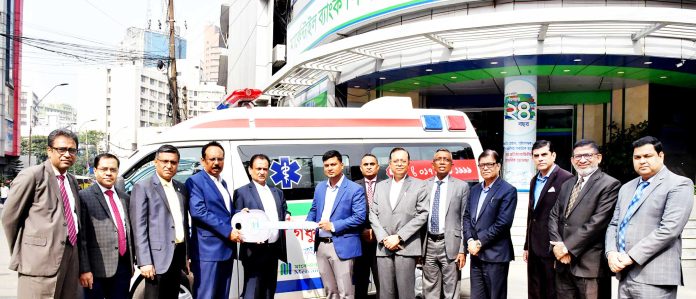 Mercantile Bank donates ambulance to Shaheda Gafur-Ibrahim General Hospital